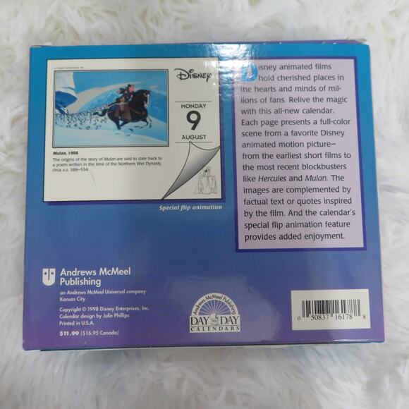 Disney Days 1999 Calendar Daily Desk Calendar Vintage Collectible Nostalgia - Picture 2 of 4